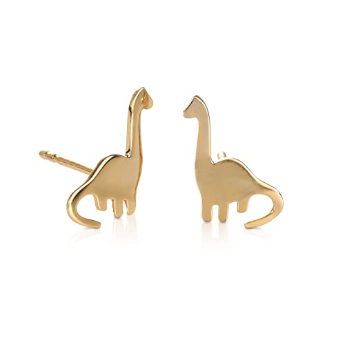 namana godelne Dinosaurier-Ohrstecker für Damen und Teenager-Mädchen aus 925 Sterling Silber, niedliche tierförmige kleine Ohrstecker für Kinder in einem Dinosaurier-Design, Tierschmuck von namana