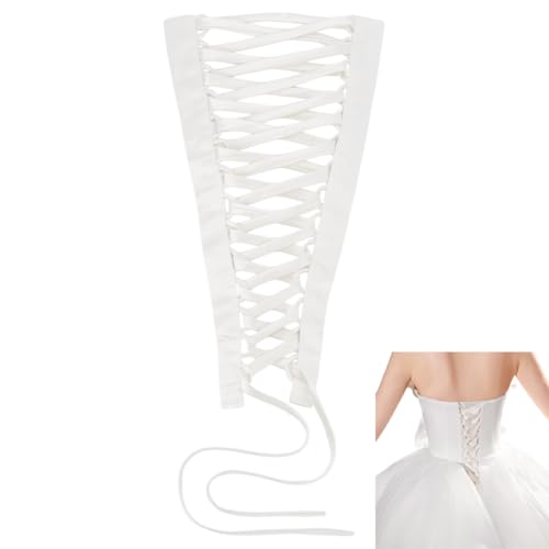 nbeads Hochzeitskleid Korsett Kit, 4.5cm Breites Frauen Hochzeitskleid Reißverschluss Ersatz Korsett Rücken Kit Verstellbare Passform Satin Korsett Zurück Kit für Formelles Ballkleid, Weiß nbeads Hochzeitskleid Korsett Kit, 4.5cm Breites Frauen Hochzeitskleid Reißverschluss Ersatz Korsett Rücken Kit Verstellbare Passform Satin Korsett Zurück Kit für Formelles Ballkleid, Weiß von nbeads