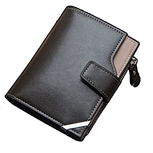 niei Herren Geldbörse Vintage Männer Kurze Brieftasche Männer Echtes Leder Multi-Card Bit Retro Kartenhalter Kupplung Brieftaschen Geldbörsen Erste Ebene von niei