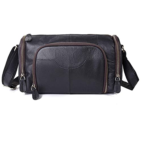 niei Herren Umhängetasche Men's Waist Bag, Hip Chest Belt, Men's Purse, Waist Bag (Color : A) von niei