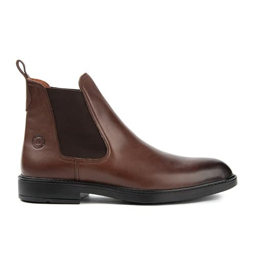 nixt Classic Herren Chelsea Boots Lederstiefel | 100% echtes Leder (brown, EU Schuhgrößensystem, Erwachsene, Herren, Numerisch, M, 43), RMA012024 von nixt