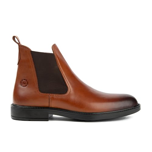 nixt Classic Herren Chelsea Boots Lederstiefel | 100% echtes Leder (coffe, EU Schuhgrößensystem, Erwachsene, Herren, Numerisch, M, 44), RMA012024 von nixt