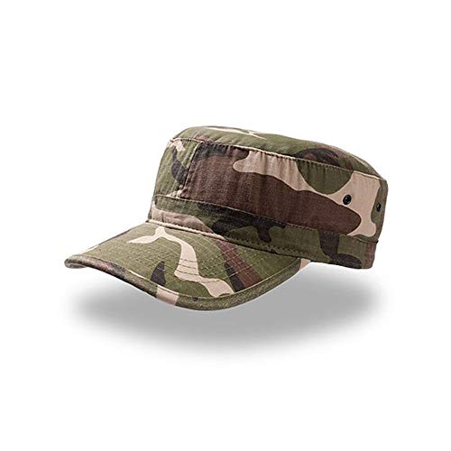 noTrash2003 Baumwoll Army Cap Cotton Urban Military Cap Kappe Mütze Armycap Havanna (Camouflage) von noTrash2003