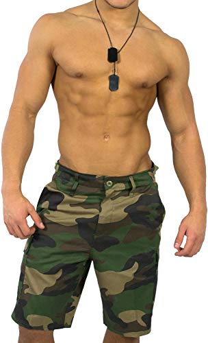 BDU Bermuda Short für Herren Farbe Woodland Größe 3XL von normani