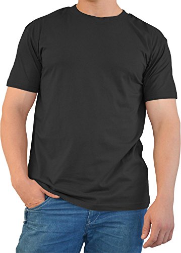 Herren Outdoor Freizeit T-Shirt Baumwolle Farbe Schwarz Größe M von normani