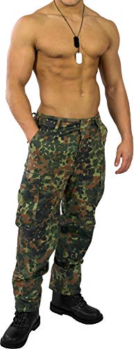 US Rangerhose Freizeithose Rangerhose BDU Style Farbe Flecktarn Größe 4XL von normani