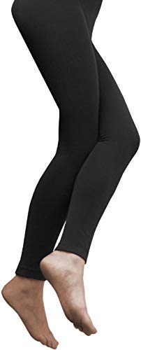 normani 3 x Sehr warme Damen Thermo Leggings mit Innenfleece Farbe Schwarz Größe 36/38 von normani