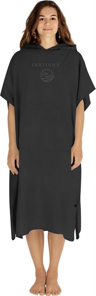 normani Badeponcho Damen Mikrofaser Badeponcho Nosara, Midilänge, Polyester, Kapuze, Schlupf, Surfer Poncho + Badetuch aus recyceltem Material normani Badeponcho Damen Mikrofaser Badeponcho Nosara, Midilänge, Polyester, Kapuze, Schlupf, Surfer Poncho + Badetuch aus recyceltem Material von normani