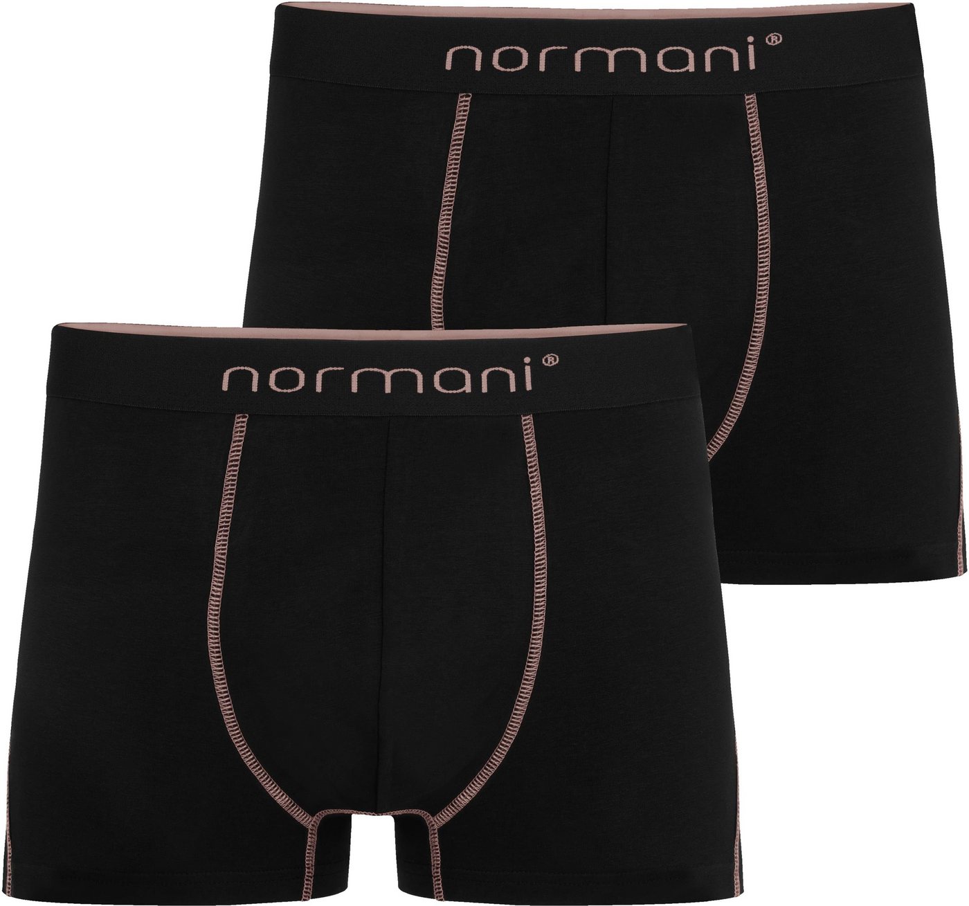 normani Boxershorts 2 Herren Boxershorts Stanley Unterhose aus atmungsaktiver Baumwolle für Männer von normani