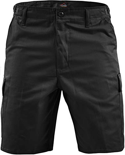 normani Kurze Bermuda Shorts US Army Ranger Feldhose/Arbeitshose S - XXXL Farbe Dunkelschwarz Größe 7XL von normani