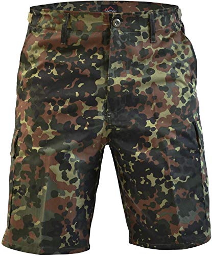 normani Kurze Bermuda Shorts US Army Ranger Feldhose/Arbeitshose S - XXXL Farbe Flecktarn Größe 3XL von normani