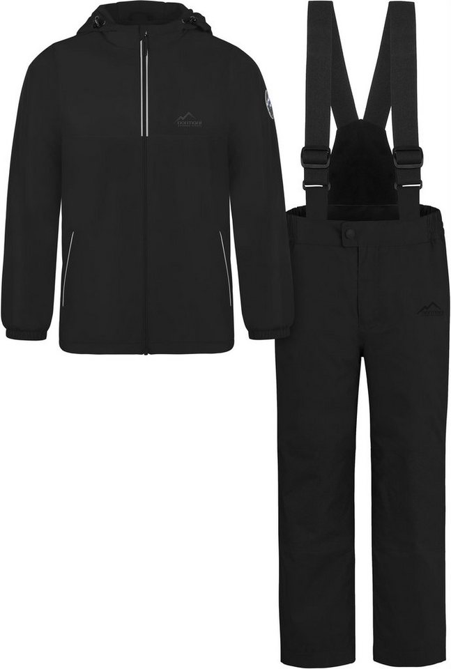 normani Schneehose Kinder WinterSet Thermohose und Thermojacke Wasserdichte Ski Thermohose und Winterjacke Schneeanzug Ski Set für Jungen und Mädchen von normani