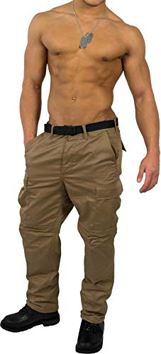 US Rangerhose Freizeithose Rangerhose BDU Style Farbe Coyote Größe 3XL von normani