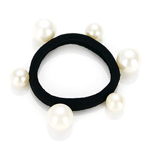 Elegantes elastisches Gummiband für Damen, Perlen, Haarseil, dickes Handtuch, Pferdeschwanz-Halter, Haar-Accessoire Elegantes elastisches Gummiband für Damen, Perlen, Haarseil, dickes Handtuch, Pferdeschwanz-Halter, Haar-Accessoire von ohodhmnu