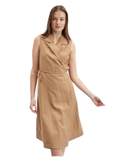 ORSAY Hellbraunes Damen-Wickelkleid Sommerkleider | Leichte und luftige Looks | Trendige Sommermode | Stylische Damenkleidung | Moderne Kleider | Sommer-Trends | Vielseitige Kleiderkollektion 36 von ORSAY