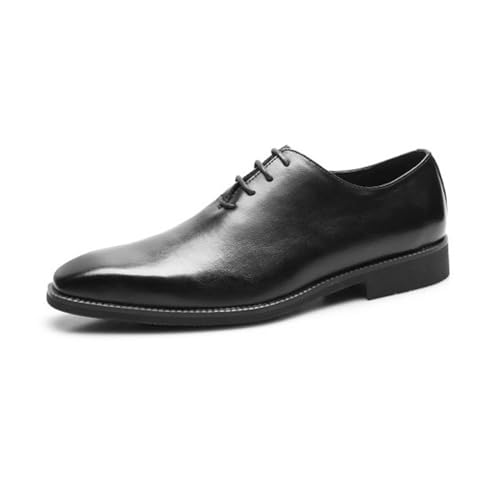 ottspu Herren Casual Dress Schuhe Formal Classic Lace-Up Oxfords Business Classic Dress Schuhe Für Männer,Schwarz,42.5 EU von ottspu