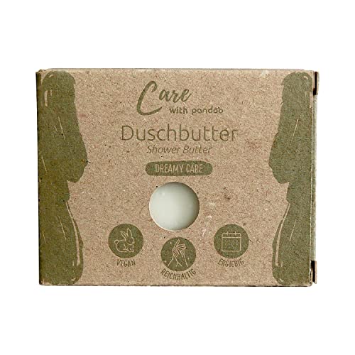 Duschbutter Dreamy Care 100g | natürliche & vegane feste Duschseife | Männer und Frauen | (1 Stück) von pandoo