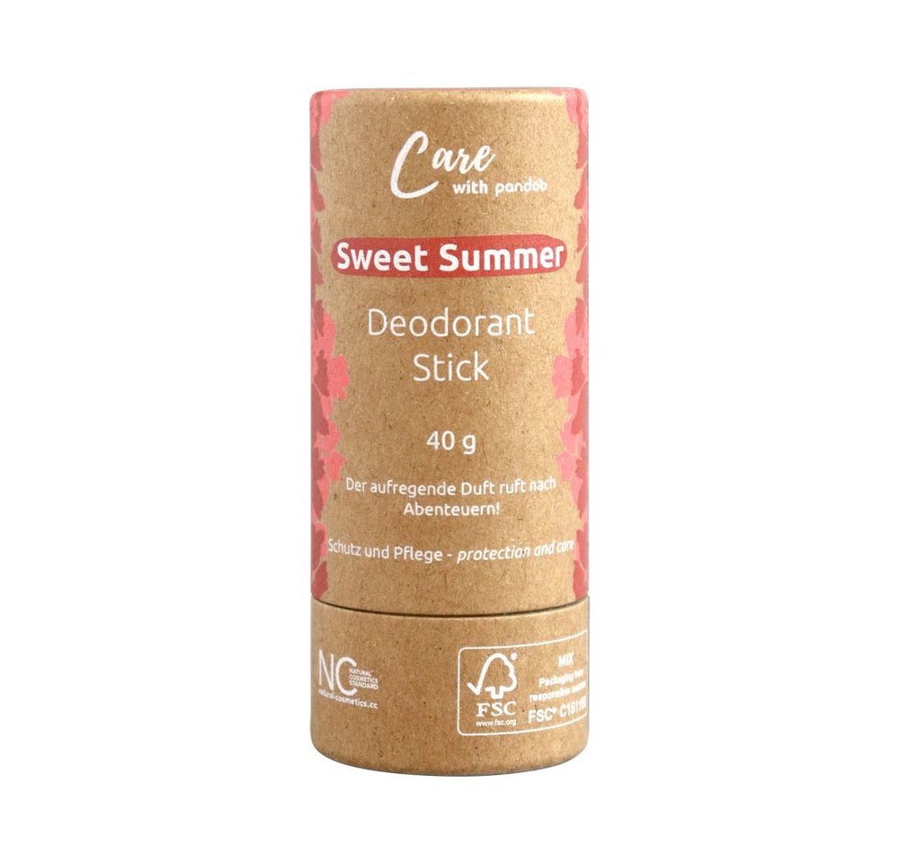 pandoo Körperpflegemittel Deo Stick Sweet Summer, plastikfrei von pandoo