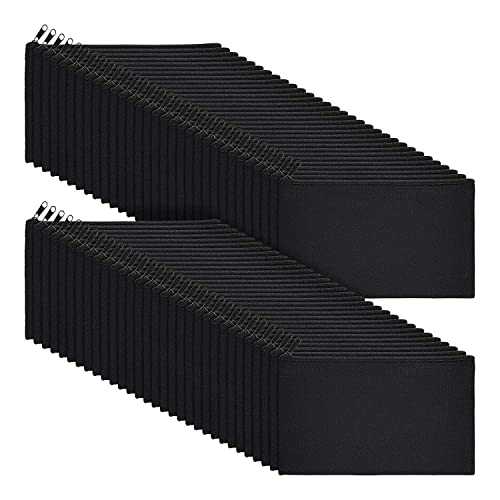 panjin 80Er-Pack Leinwand-Make-Up- mit ReißVerschluss, Bleistiftbeutel, Unbedruckt, zum Selbermachen, zum Basteln, Kosmetiktasche mit ReißVerschluss, Schwarz panjin 80Er-Pack Leinwand-Make-Up- mit ReißVerschluss, Bleistiftbeutel, Unbedruckt, zum Selbermachen, zum Basteln, Kosmetiktasche mit ReißVerschluss, Schwarz von panjin