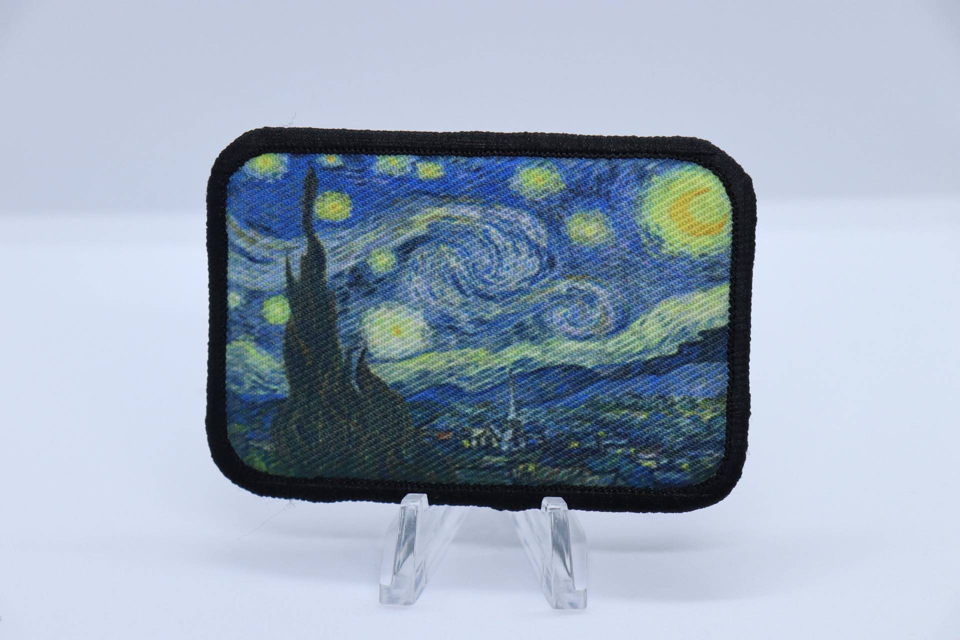 The Sternennacht Vincent Van Gogh 2 "x3" Patch Mit Klettverschluss Auf Der Rückseite von patchesNplates