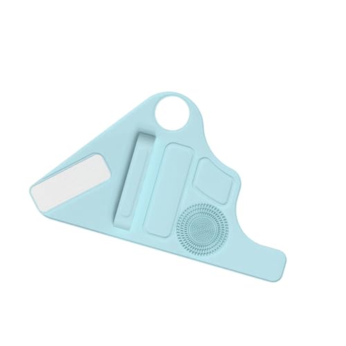 perfk -Pinsel-Reinigungsmatte, Make-up-Armband, kompaktes Mehrzweck-Make-up-Hilfswerkzeug, zum Malen von Pinseln und Künstlerbedarf, Blau perfk -Pinsel-Reinigungsmatte, Make-up-Armband, kompaktes Mehrzweck-Make-up-Hilfswerkzeug, zum Malen von Pinseln und Künstlerbedarf, Blau von perfk
