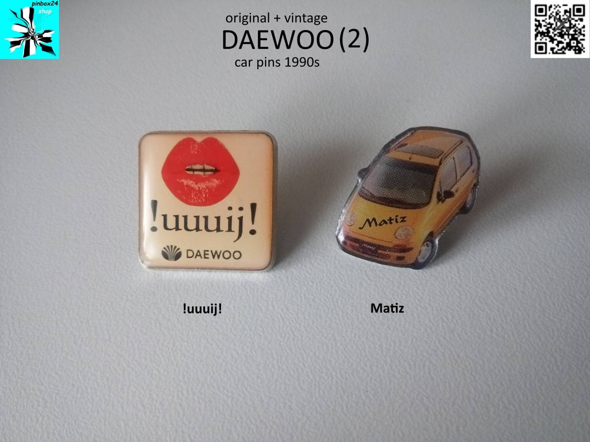 Daewoo Auto Pins | 2 - Auswählen von pinbox24shop