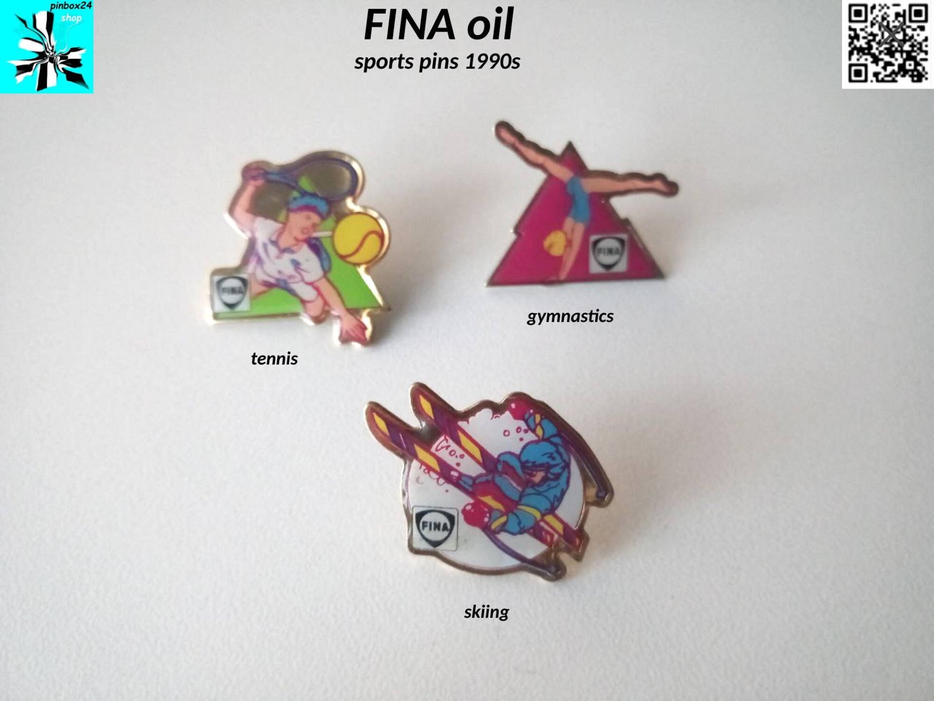 Fina Öl Sportarten Pins 1990Er - Jetzt Auswählen von pinbox24shop