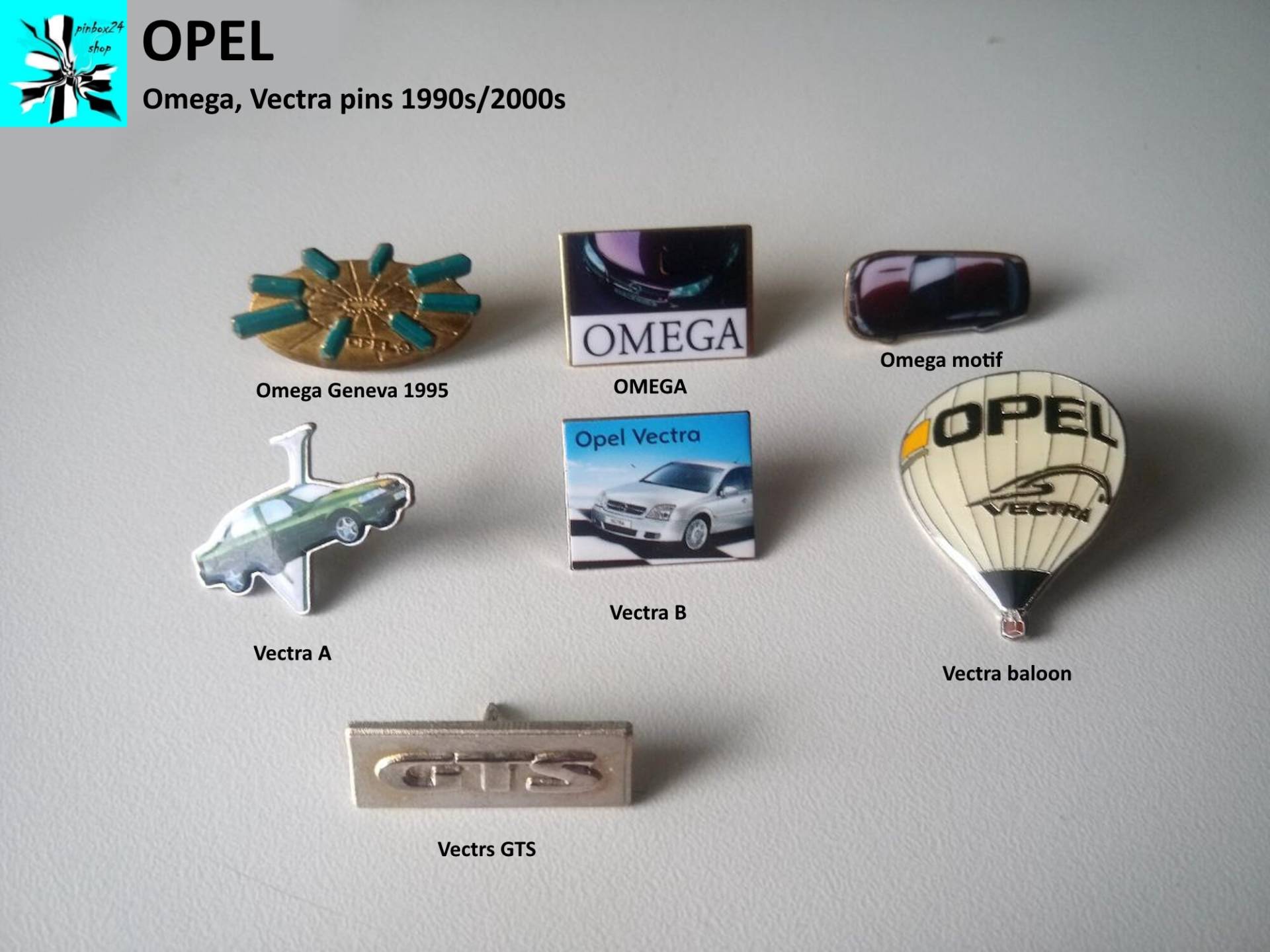 Sammeln Sie Die Legendären Opel Omega Und Vectra Pins von pinbox24shop