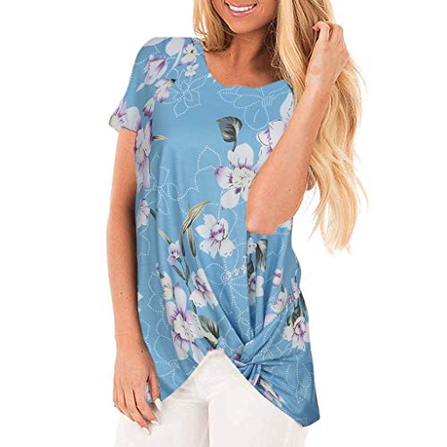 Pitashe Damen Tops Freizeit Feder Drucken Rundhals Kurzarm Damen Sommer T-Shirts Weste Crop Top Tank Top Mode Party Oberteile Blusen Camisole Hemd Bekleidung Vest Bauchfrei Tunika Women Shirts Tops von pitashe Tops