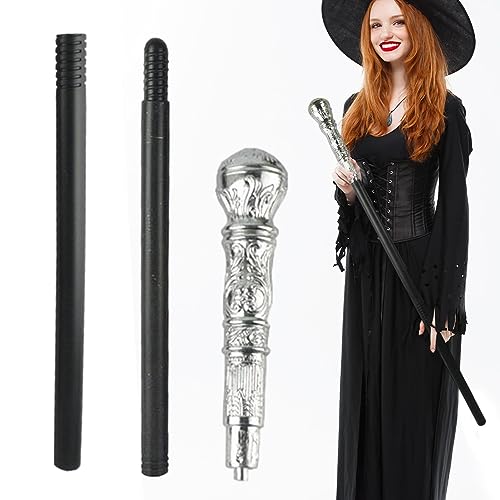 Elegante Prop Stick Dress Pimp Canes - Halloween Zauberstab Stock - Tragbarer Festival-Zauberstab für Halloween-Party-Themenzubehör Pologmase von pologmase