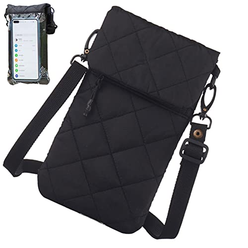 pologmase Geldbörse Crossbody – Frostschutz-Handy-Geldbörse, Umhängetasche, wasserdichte Handy-Geldbörse, Winter-Essentials für Freunde, Geburtstag, festlich von pologmase