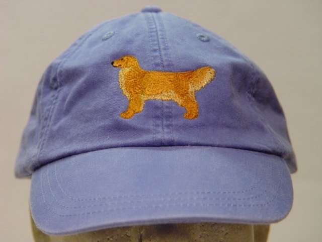 Golden Retriever Hunde-Mütze - Eine Bestickte Herren-Damen-Baseballmütze Preis Für Stickerei-Bekleidung, 24 Farben, Mutter, Vater, Hund von priceapparel