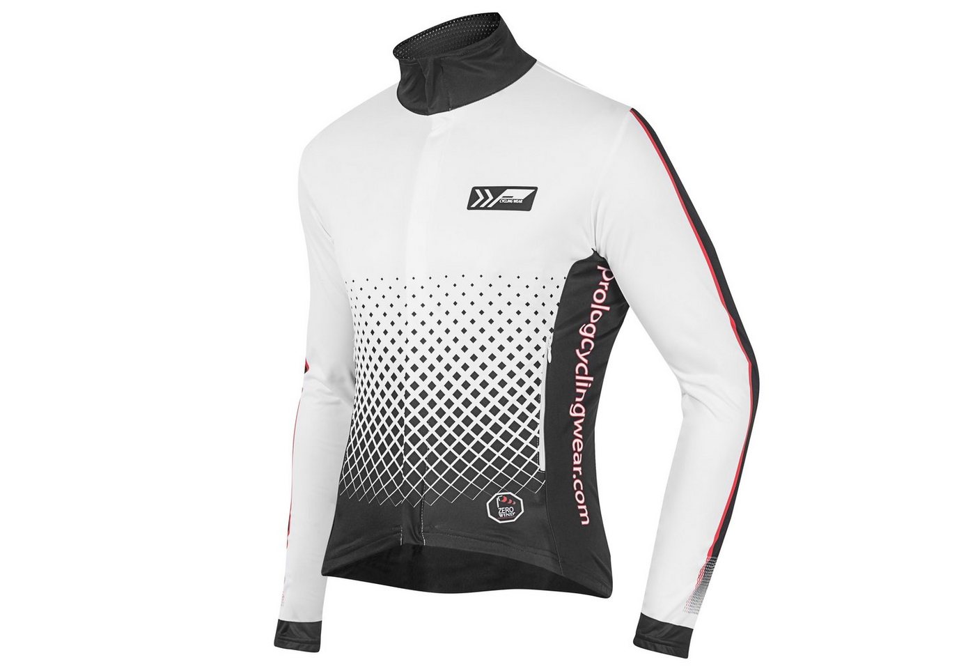 prolog cycling wear Funktionsjacke Fahrradjacke Herren Softshell „White Jacket Zero Wind & Water“ von prolog cycling wear