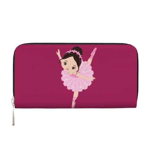 pvinnk Kleine Ballerina Tanzende Mädchen Druck Elegante Leder Handtasche Frauen Kapazität Große Casual Wallet Travel Ready Wallet, Schwarz, Einheitsgröße, Kunst pvinnk Kleine Ballerina Tanzende Mädchen Druck Elegante Leder Handtasche Frauen Kapazität Große Casual Wallet Travel Ready Wallet, Schwarz, Einheitsgröße, Kunst von pvinnk