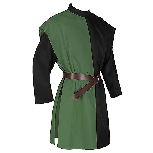 pvucpot Mittelalter Ritter Kostüm Tempelritter Kreuzritter Wikinger Tunika Tempel Fasching Karneval LARP Cospaly Waffenrock - Herren Tempelritter edel Schwarz Halloween pvucpot Mittelalter Ritter Kostüm Tempelritter Kreuzritter Wikinger Tunika Tempel Fasching Karneval LARP Cospaly Waffenrock - Herren Tempelritter edel Schwarz Halloween von pvucpot