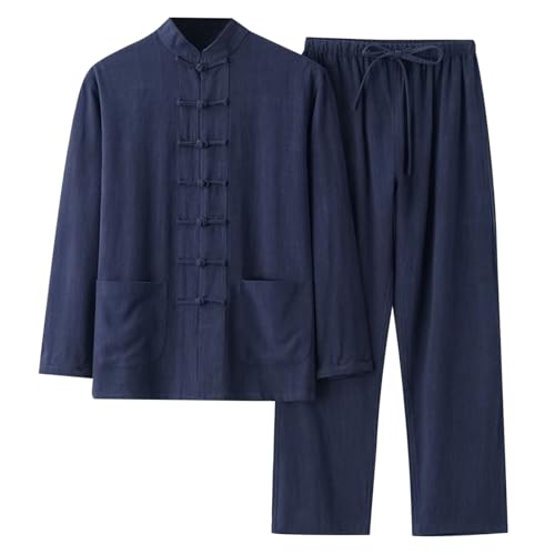 Herren Anzug Chinesischer Stil Traditionelle Kampfkunst Kung Fu Tai Chi Tang Anzug Leinenanzug 2 Teiler Langarm Baumwolle Leinen Hemd und Hose Leichte Atmungsaktiv Sommer Freizeitanzug Jogginganzug Herren Anzug Chinesischer Stil Traditionelle Kampfkunst Kung Fu Tai Chi Tang Anzug Leinenanzug 2 Teiler Langarm Baumwolle Leinen Hemd und Hose Leichte Atmungsaktiv Sommer Freizeitanzug Jogginganzug von pxjsdwe