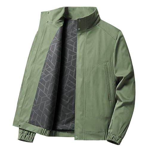 business-jacke für herren, Übergangsjacke Herren Dünn Sommer Stehkragen Sportjacke Sommerjacke Leichte Outdoor Bomberjacke Kurz mit Reißverschluss Fliegerjacke Blouson Jacke Sport Casual Freizeitjacke business-jacke für herren, Übergangsjacke Herren Dünn Sommer Stehkragen Sportjacke Sommerjacke Leichte Outdoor Bomberjacke Kurz mit Reißverschluss Fliegerjacke Blouson Jacke Sport Casual Freizeitjacke von pxjsdwe