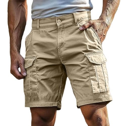 kurze hosen herren sommer, Cargo Shorts Herren Sommer Baumwolle Kurze Hosen Leicht Outdoor Kurz Cargohose Stretch Bermuda Sportshorts Einfarbig Lockere Freizeitshorts Arbeitsshorts mit Taschen S kurze hosen herren sommer, Cargo Shorts Herren Sommer Baumwolle Kurze Hosen Leicht Outdoor Kurz Cargohose Stretch Bermuda Sportshorts Einfarbig Lockere Freizeitshorts Arbeitsshorts mit Taschen S von pxjsdwe