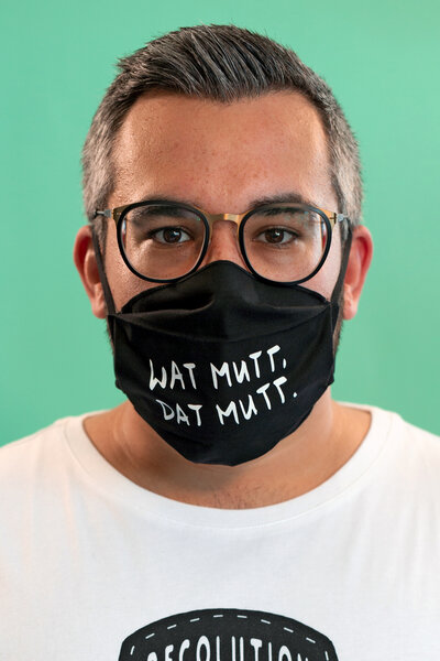 recolution Mund- und Nasen- Maske aus Bio Baumwolle | Face Mask #WATMUTTDATMUTT von recolution