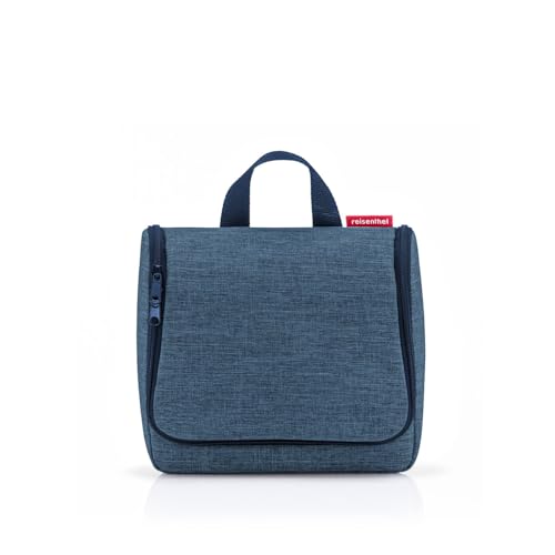 reisenthel toiletbag - praktischer Kulturbeutel mit Haken, wasserabweisendes Material, Couleur:Twist Blue von reisenthel