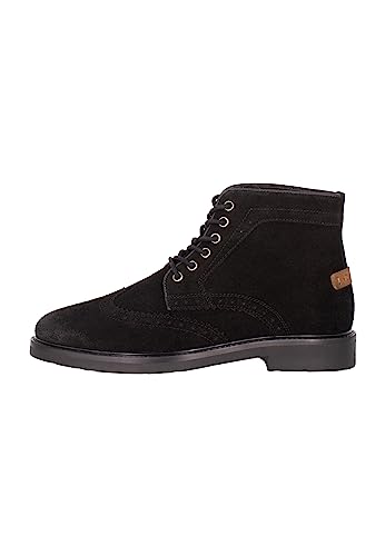 revend Herren Brogue-Stiefeletten, SCHWARZ, 40 EU von revend