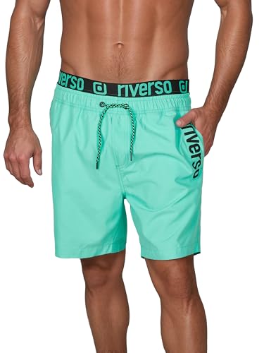 riverso Badehose Herren Regular Fit RIVBobby Badeshorts Sporthose Schwimmhose Shorts Kurze Hosen Print Elastischer Bund Grün 3XL, Größe:3XL, Farbe:Flashy Green-Black riverso Badehose Herren Regular Fit RIVBobby Badeshorts Sporthose Schwimmhose Shorts Kurze Hosen Print Elastischer Bund Grün 3XL, Größe:3XL, Farbe:Flashy Green-Black von riverso