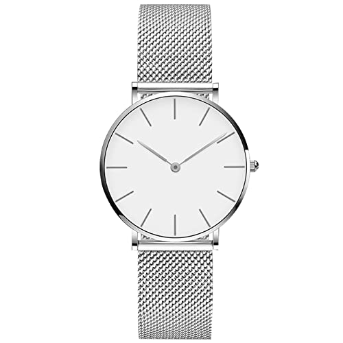 rorios Damen Uhren Wasserdicht Analog Quarz Armbanduhr mit Mesh Edelstahlarmband Ultradünne Minimalism Damen für Frauen Mädchen von rorios