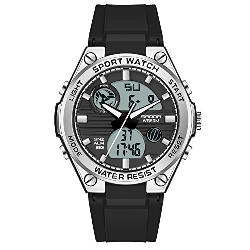 rorios Damen Uhren Digital Wasserdicht Armbanduhren Quarz Sportuhr Militär Uhren mit Alarm Timer Elektronische Multifunktions Uhr für Damen von rorios