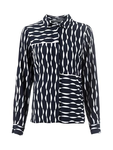 s'questo Bluse 1/1 Hemdkragen, grafischer Allover-Print Navy 38 Soquesto Kollektion True Love s'questo Bluse 1/1 Hemdkragen, grafischer Allover-Print Navy 38 Soquesto Kollektion True Love von s`questo