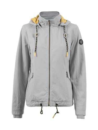 s'questo Jacke Damen Jacke Langarm mit Kapuze, Übergangsjacke light grey 38 Soquesto s'questo Jacke Damen Jacke Langarm mit Kapuze, Übergangsjacke light grey 38 Soquesto von s`questo