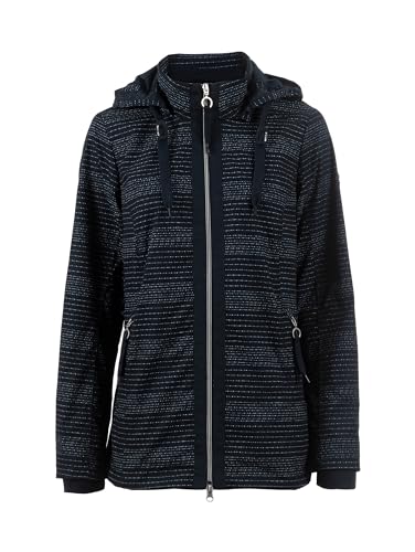 s'questo Jacke Damen Jacke Langarm mit Kapuze bedruckt, Übergangsjacke, rot navy 38 Soquesto s'questo Jacke Damen Jacke Langarm mit Kapuze bedruckt, Übergangsjacke, rot navy 38 Soquesto von s`questo