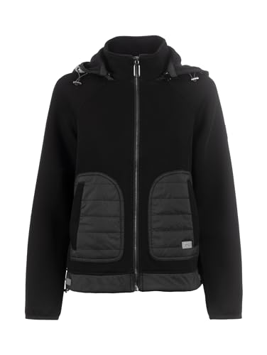 s'questo Jacke leichte Jacke, Übergangsjacke, Materialmix black 46 Soquesto s'questo Jacke leichte Jacke, Übergangsjacke, Materialmix black 46 Soquesto von s`questo
