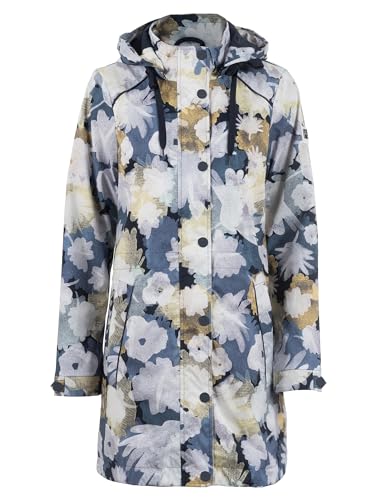 s'questo Parka lässig, florales Muster, Jacke, Übergangsjacke navy 38 Soquesto s'questo Parka lässig, florales Muster, Jacke, Übergangsjacke navy 38 Soquesto von s`questo