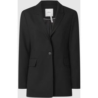 s.Oliver BLACK LABEL Blazer aus Viskosemischung in Black, Größe 40 von s.Oliver BLACK LABEL